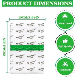 Jconly REVEN Tattoo Aftercare Bandage 0.02MM - 10 Pack Waterproof Second Skin Tattoo Cover Up Tape Patch 6" x 4" Flexible Tattoo Bandage for Healing Skin Tattoo Protection Film Tattoo Supplies