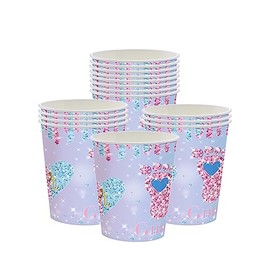16Pcs Pink and Blue Baby Shower Gender Reveal Paper Cups for Baby Girl Boy,Gender Reveal Party Tableware Cups,Baby Reveal Paper Cups for Girls,Boys Gender Reveal Party Table Decorations Supplies