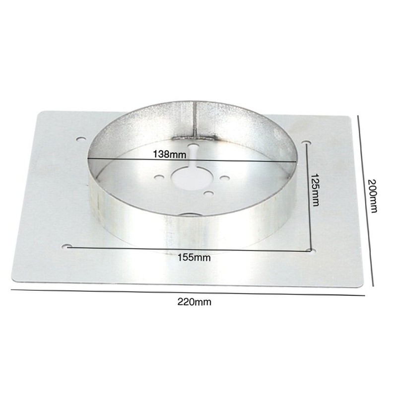 Diesel Heater Mounting Plate Turret Planar Galvanized Steel High Strength