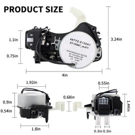 W10913953 Washer Shift Actuator Compatible for Whirlpool Centennial Washing Machine, for W10815026 49tyz-e120a1 W11481722 50SM21-1-221B W11237117 AP6037270 W10913953VP mvwx655dw1 mvwc565fw1 mvwb835dw4