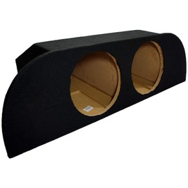 American Sound Connection Compatible with Nissan 350Z Custom 2003-2008 Dual 10" Subwoofer Enclosure Sub Box W/Amp Mount Rack