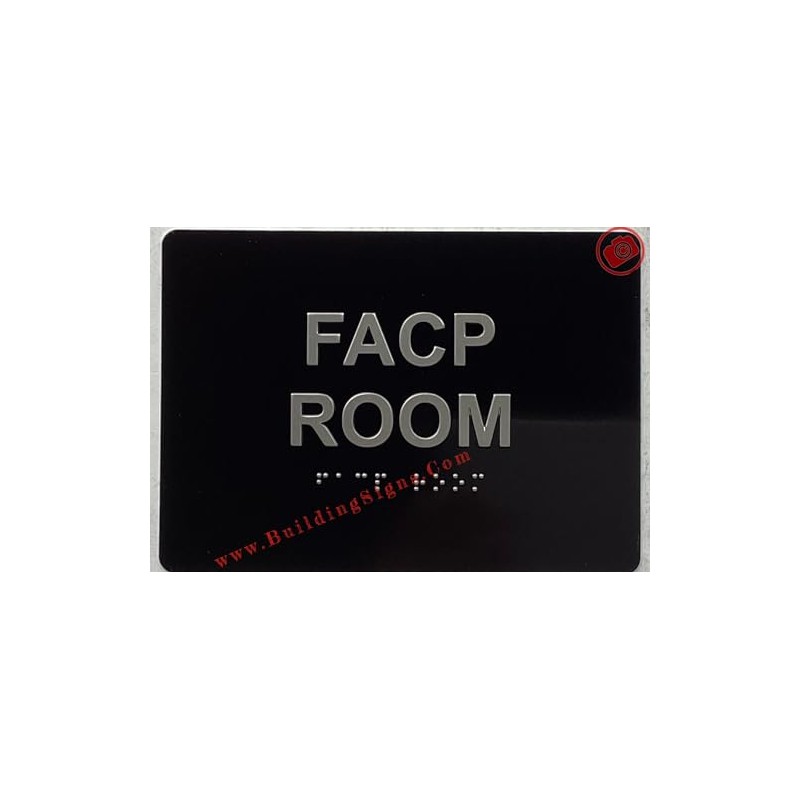 FACP ROOM - FIRE ALARM CONTROL PANEL ROOM sign Raised