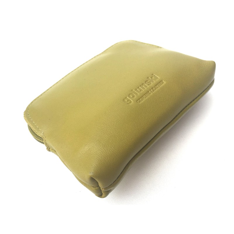 Golunski 327 Small Super Soft Leather Credit Card,Coin Zip Purse