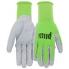 MUD womens nylon Gardening Gloves, Green, X-Small Pack of 1
