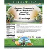 German Chamomile (Blue, Matricaria recutita) Flower Tea (50 tea bags,