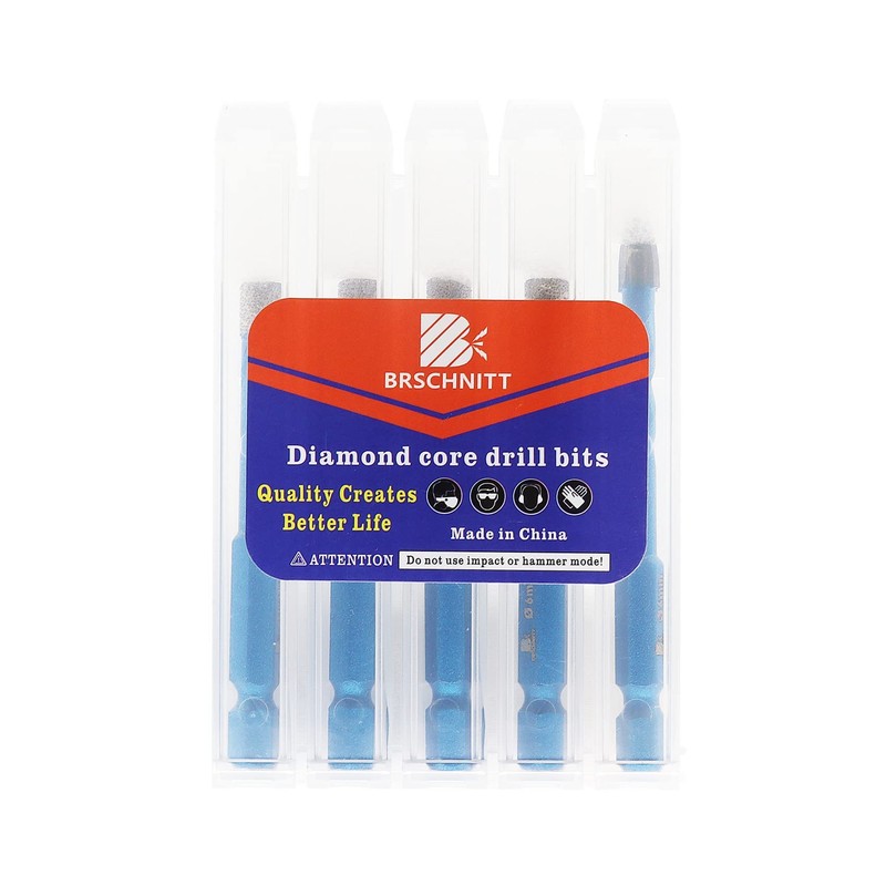 Diamond Drill Bit - BRSCHNITT 1/4 1/4 5/16 3/8 inch