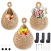 SHAIDOJIO Pack of 3 Fruit Hammock, Fruit Basket Hanging, Hand-Woven