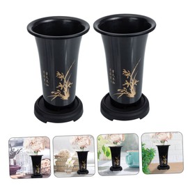 BESPORTBLE 2sets Large Orchid Planting Pots Drainage and Saucer Flower Planter for Indoor and Outdoor Use for Home Decor and Garden Aesthetics