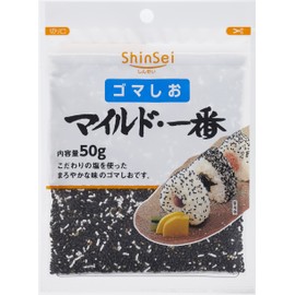Makoto Gomashio Mild Ichiban Black 1.8 oz (50 g) x 5 Packs
