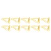 100pcs Paper Clip Foot Shape Cute Anti Slip Portable Paperclip