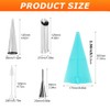 35pcs Cream Horn Kits for Baking, Cannoli Forms Tubes Kit,