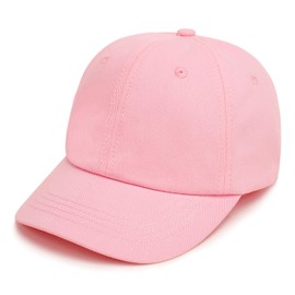 Sea Zaela Gorras de béisbol para niños pequeños y niñas, Gorras de Sol para Verano, tamaño Ajustable para 6 a 6 años, a Rosa Claro., 2-6 Años