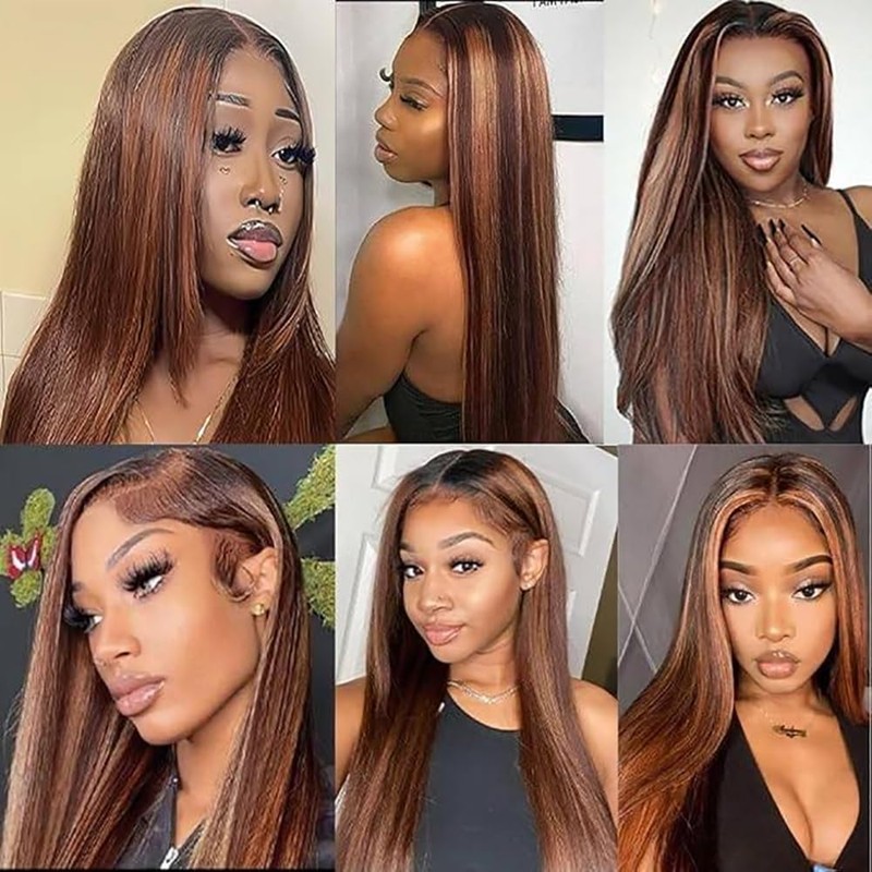 Salharer Real Hair Wig for Women Wigs Straight Human Hair