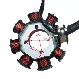 PCC CG 125cc 150cc 8 Poles Stator, 32mm center hole, for ATV Dirt bike IS04