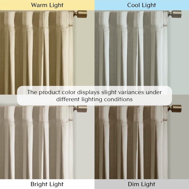 Croscill Classics Satin Single Piece Luxurious Curtain for Living Room