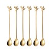 Long Handle Iced Tea Spoons Set of 6, Comicfs 7.6"
