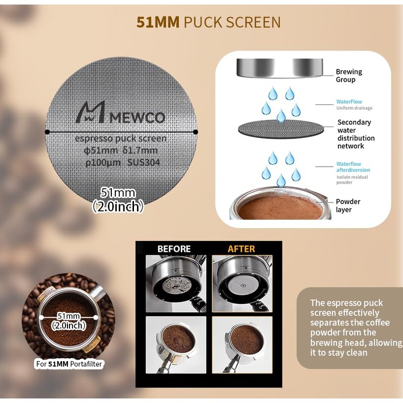 7 Pack Espresso Tamper Station&Coffee Distributor Tamper&Espresso WDT Stirrer&Coffee Tamping&Brush&Coffee
