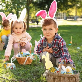 INNZAWODMAZ 12PCS PreFilled Easter Eggs with Jungle Animals Building Blocks, Easter Safari Animals Toys Set for Kids Easter Gifts, Easter Basket Stuffers Fillers, Easter Egg Hunt Classroom Prize Toys