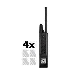 IPG for Garmin PRO 550 Plus Handheld Dog Training System Screen Protector (4 Units) Invisible Touch Screen Sensitive Ultra HD Clear Film Anti Scratch Skin Guard - Smooth for PRO550Plus