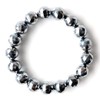 GOLD STONE Terahertz Ore, Star Cut, 100 Faces, Bracelet, 0.5