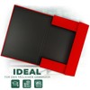 Netuno Portfolio Folder A4 Cardboard 20 mm Red Document Folder