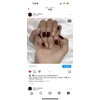 Dara Beauty November Art of the MonthMVP Burgundy Pearl Nail