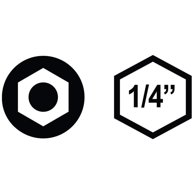 VEGA 1/8" HEX Tamper Proof 1 Inch Security Bits. Professional