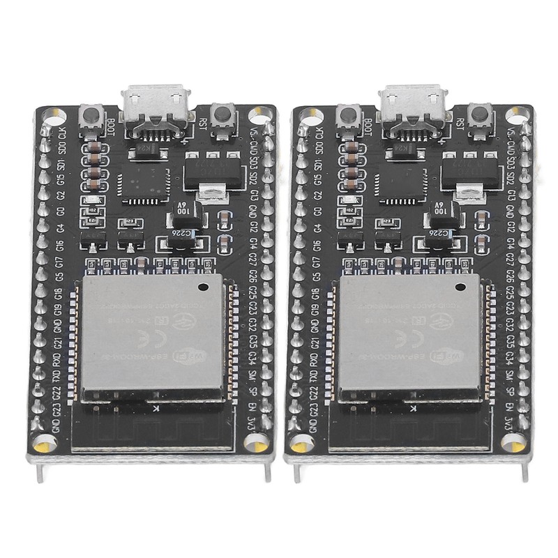 2 Pcs ESP32 Development Board 2 in 1 Dual Core