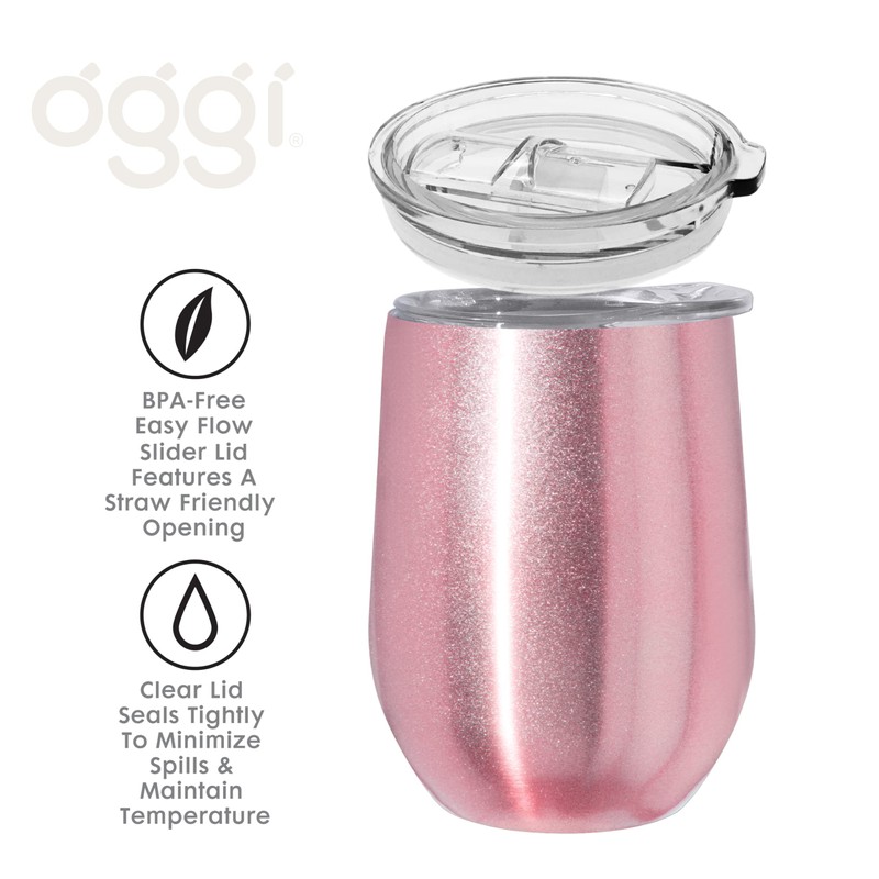 Oggi Cheers 'Celebrate Collection' Stainless Steel Insulated Wine Tumbler -