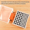 FULLCASE Battery Storage Organizer Holder Holds 72 AA AAA Batteries,