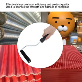 Laminating Roller, Bubble Paddle Tool Fiberglass Laminating Bubble Roller Aluminum Diameter 22x125mm Fiberglass Roller Glass Fiber Industrial Hand Tool for Composite Fiberglass