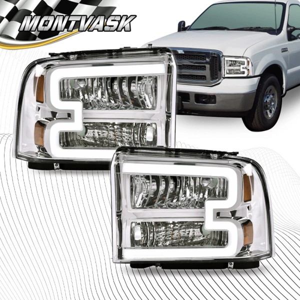 2014mmotor Fit For 2005-2007 F250 F350 F450 Super Duty Clear