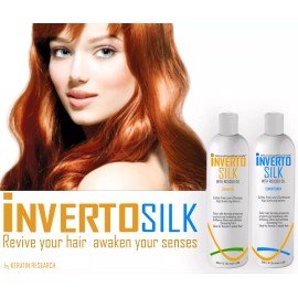 Keratin Research Inverto Silk Luxurious Sulfate Free Shampoo & Conditioner Set With Roucou Oil
