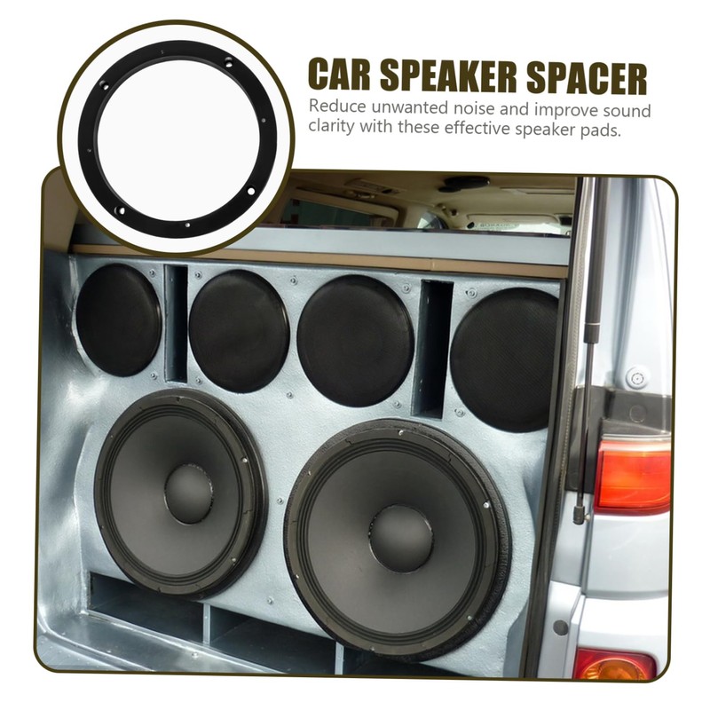 Mobestech 1pair Car Speaker Mounting Spacer Plastic Speaker Adapter Spacer