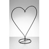 Sienna Glass Black Heart Shaped Display Stand