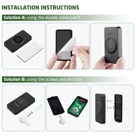 Wireless Doorbells, AVANTEK 1000 Feet Doorbell, Mini IP55 Waterproof Door Chime, 2 Remote Buttons Can Have Different Tones, 52 Melodies, 5 Volume Levels, LED Flash, CB-21