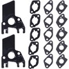 JINGKE Carburetor Gaskets Compatible with Honda GX200 and Clones Coleman Predator 212cc Ct200u Bt200x 159cc 196cc 224cc etc. 5 Packs (for Engine)