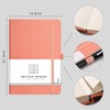 RETTACY Notebook A5 Hardcover, Lined, Pack of 2 - Thick