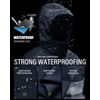 iCreek Men's Rain Jacket Lightweight Waterproof Packable Rain Shell Jacket
