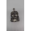 HEAD Vintage Stainless Steel Jesus Head Piece Large Pendant