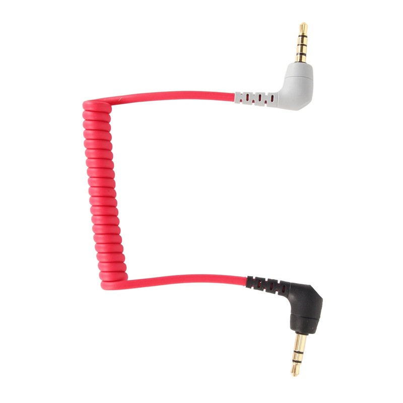 Cable de Conexión en Espiral de ángulo Recto Macho a