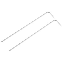 Unifizz 1/16" Ball End Hex Key Wrench, L Shaped Long Arm 40Cr Allen Wrench Repairing Tool, SAE 5 Pcs