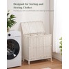 SETVSON Laundry Hamper with Lid 132 L, (35 Gallons) Clothes