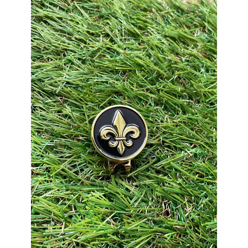 Don Flyee Clip Lily Crest Fleur de lis Golf Marker