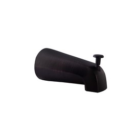 CalcMetal Top Diverter Tub Spout with 4 in 1 Adapter, Universal fit 1/2" Copper Slip, 1/2" Iron Pipe(Long and Short stub Out), and 3/4" Iron Pipe Connections, Easy Installation, Venetian Bronze