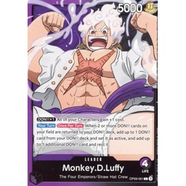 One Piece Monkey.D.Luffy OP09-061 Emperors in The New World Leader Card