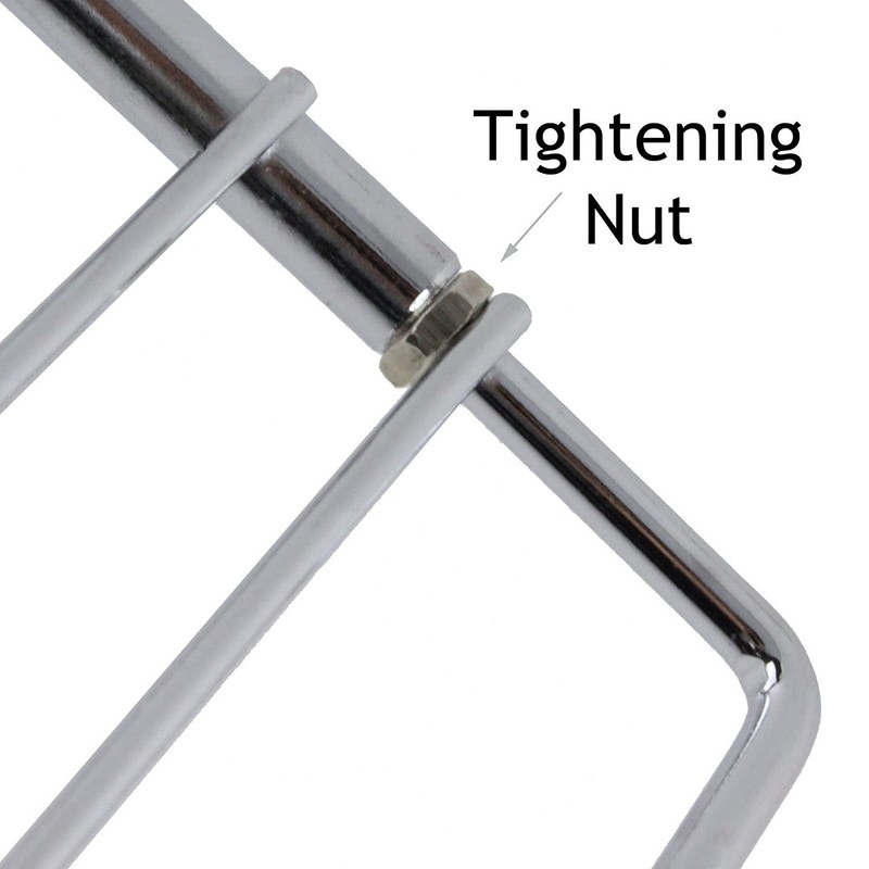 SPARES2GO Adjustable Extendable Oven Cooker Shelf with Locking Nuts for
