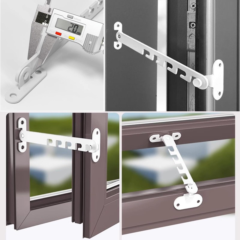 Set of 2 Window Stoppers Window Latch 18 cm Window