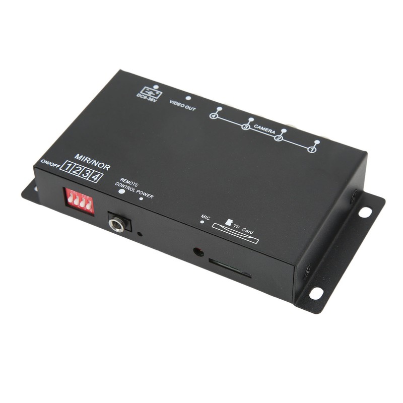 Vehicle Digital Video Recorder 4 Channel 720P DC9‑36V Universal Mini