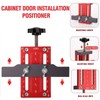 MYLEUS Cabinet Door Installation Positioner, Aluminum Alloy Cabinet Hardware Jig,